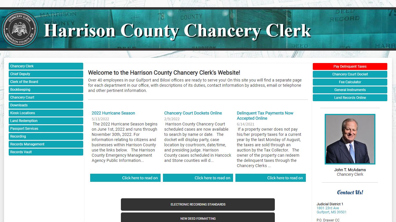 Harrison County, Mississippi Chancery Clerk